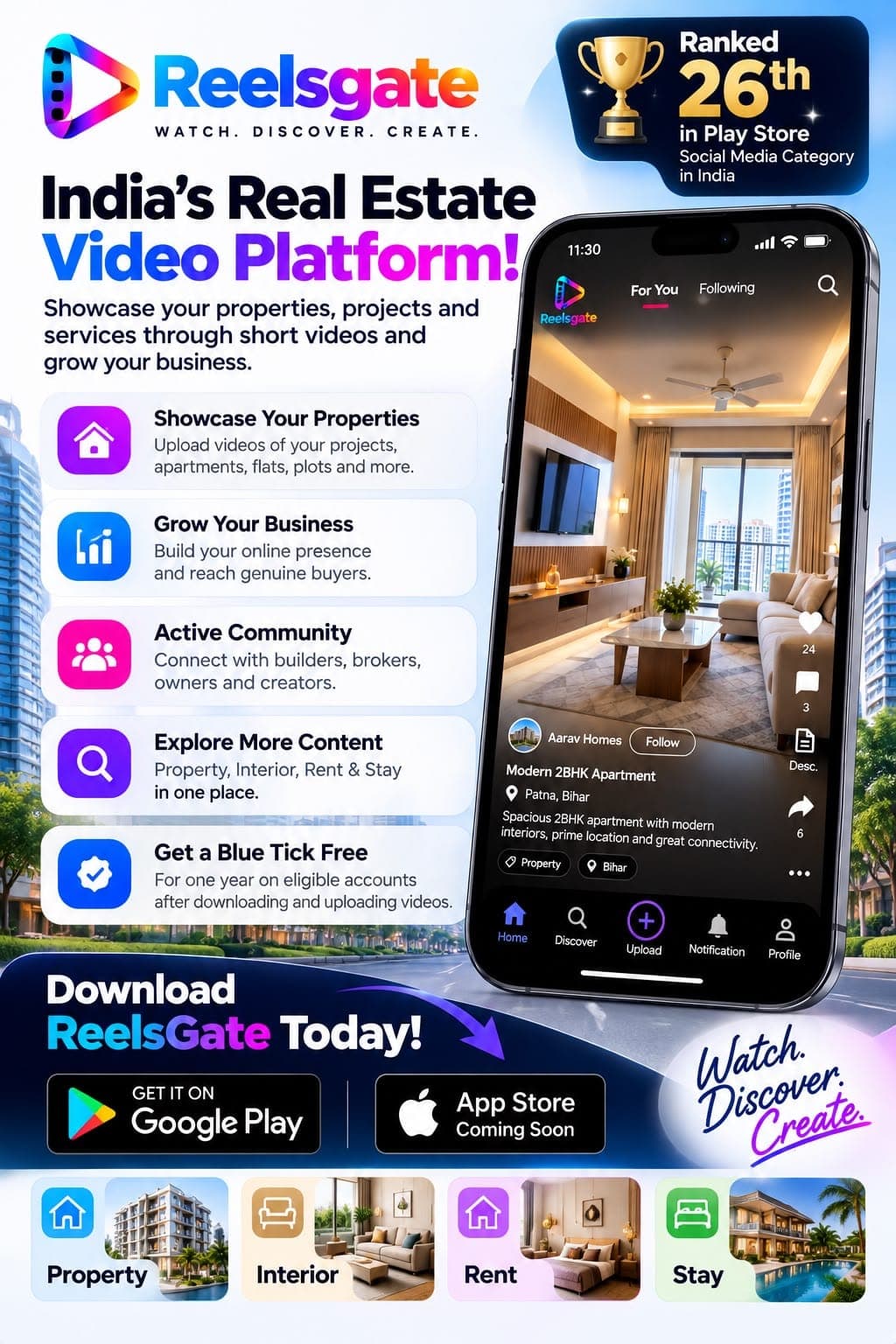 India's Real Estate Video Platform